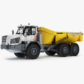 LIEBHERR TA 230 Litronic Articulated Truck 3D model
